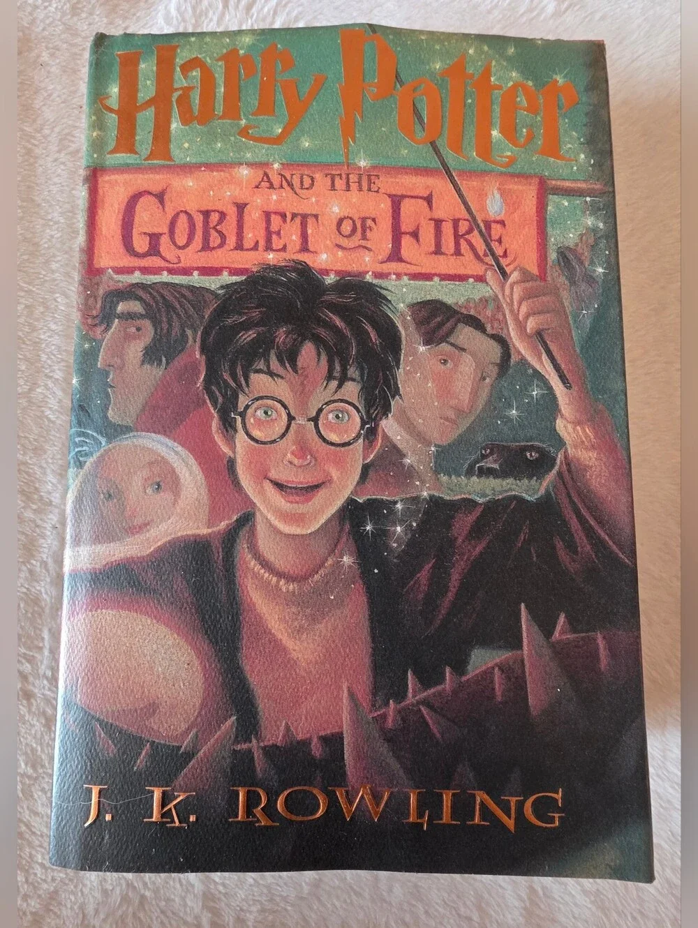 Harry Potter and the Goblet of Fire Hardcover Book with Dust Jacket